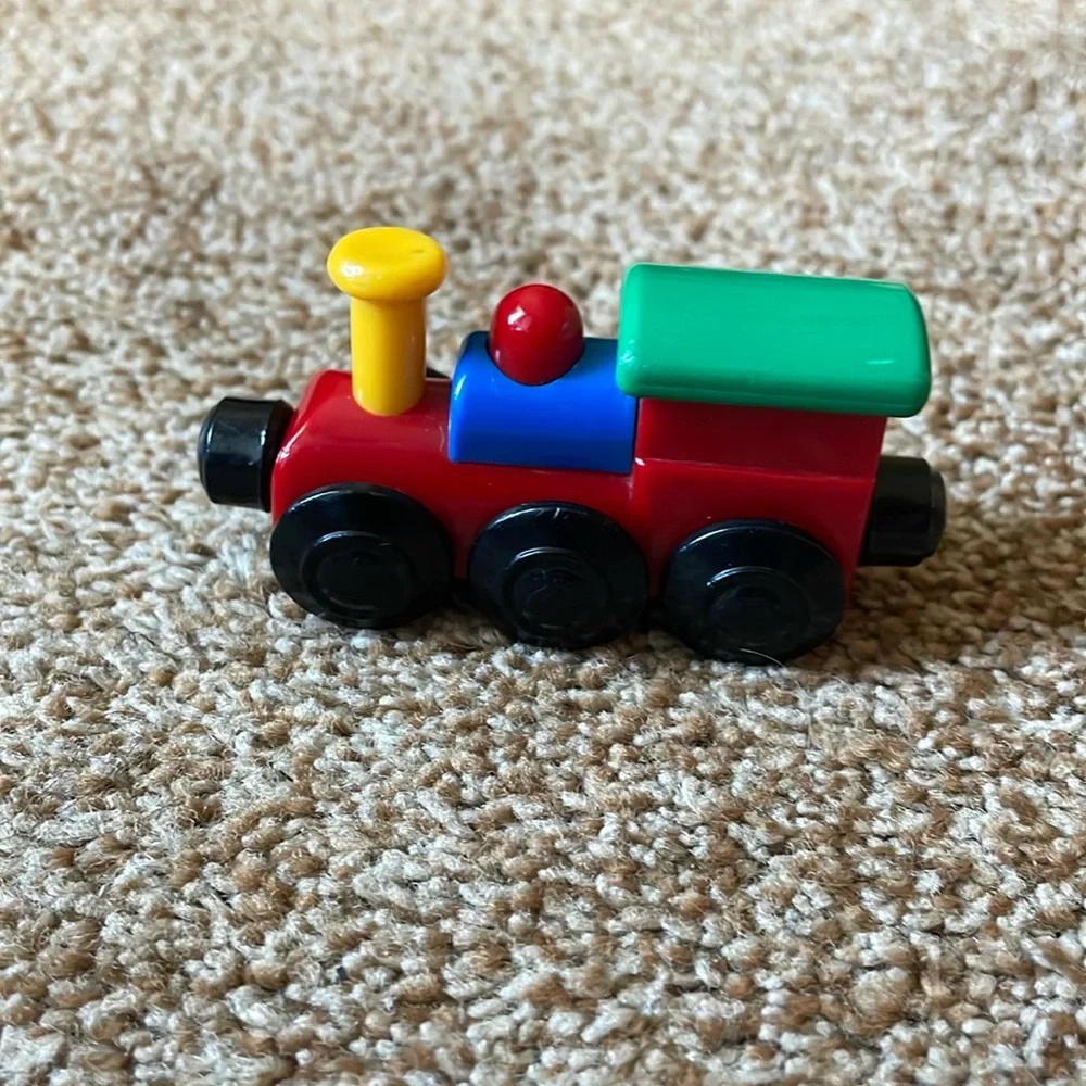 Small Plastic Multicolored train Engine